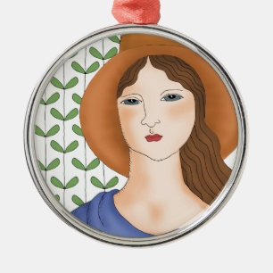 Proud to be Organic Metal Tree Decoration