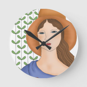 Proud to be Organic Round Clock