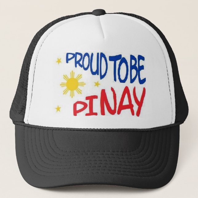 Proud to be Pinay Trucker Hat (Front)