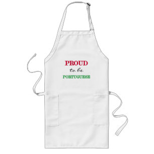 Proud To Be Portuguese Long Apron