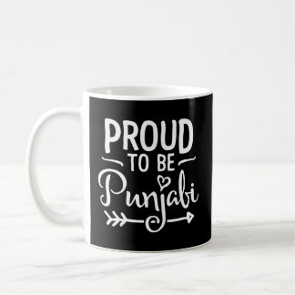 Proud To Be Punjabi Indian Punjab Coffee Mug