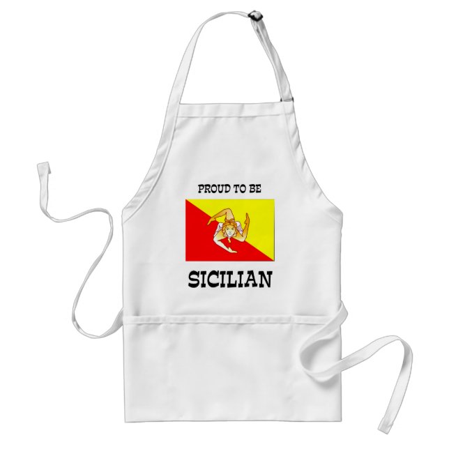 Proud to be Sicilian Standard Apron (Front)