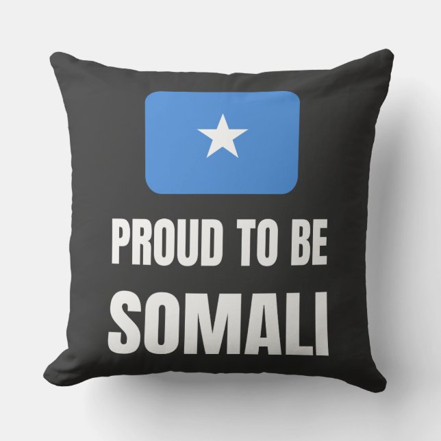Proud to be Somali Cushion (Front)