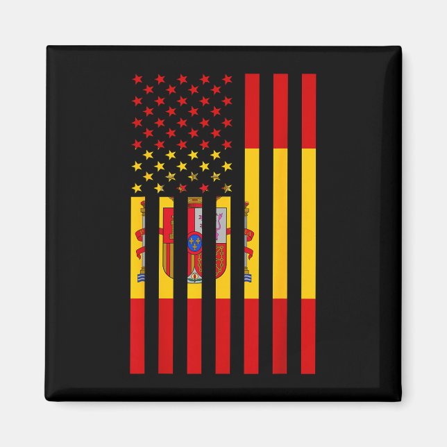 Proud To Be Spanish American Boy Girl Sister All S Magnet (Front)