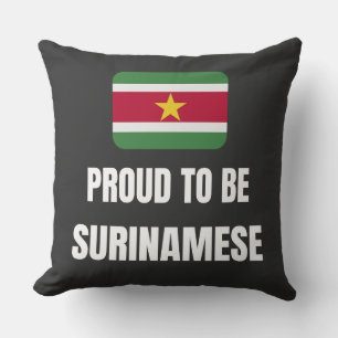 Proud to be Surinamese Cushion