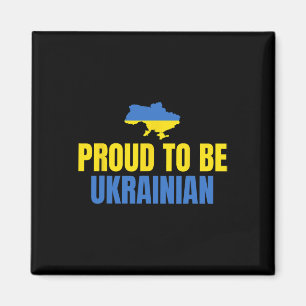 Proud To Be Ukrainian Shirt Ukraine Flag Magnet