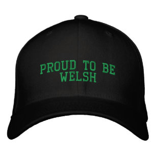 PROUD TO BE WELSH UK EMBROIDERED HAT