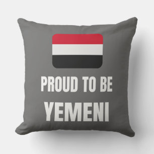 Proud to be Yemeni Cushion