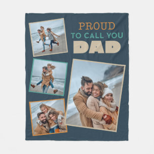 Proud to call you Dad Fleece Blanket