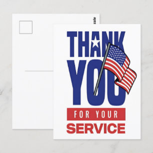 Proud to Honour America’s Veterans Postcard