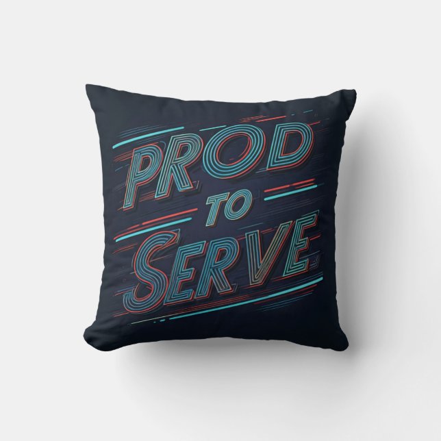 Proud to serve  cushion (Front)