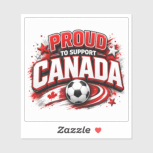 PROUD TO SUPP CANADA Soccer Fan Canadian