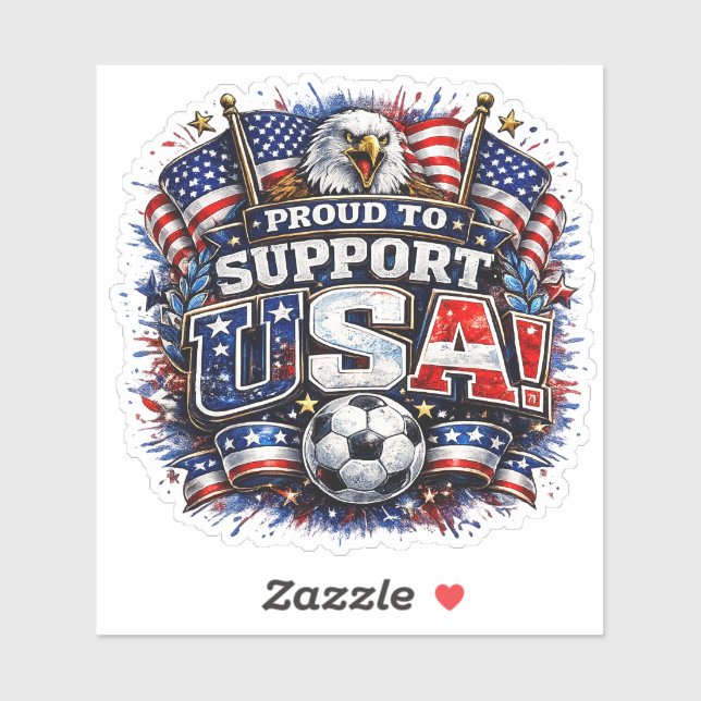 PROUD TO SUPPORT USA  | American  (Sheet)