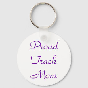 Proud Trach Mum Keychain