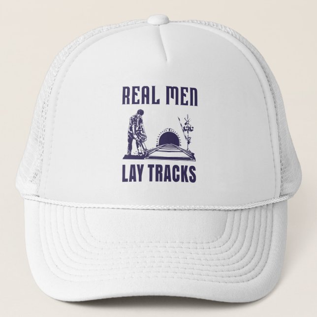 Proud Track Builder Trucker Hat (Front)
