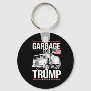 Proud Trump Garbyge Supporter Garbyge For Trump Ga Key Ring