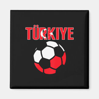 Proud Türkiye Soccer Fans Jersey - Turkey Football Magnet