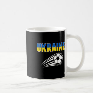 Proud Ukraine Soccer Fans Jersey - Ukrainian Footb Coffee Mug
