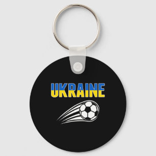 Proud Ukraine Soccer Fans Jersey - Ukrainian Footb Key Ring
