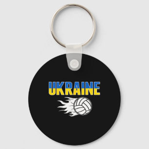Proud Ukraine Volleyll Fans Jersey - Ukrainian Fla Key Ring