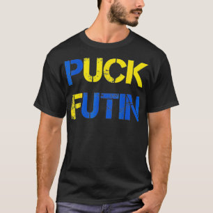 Proud Ukrainian Lover I Stand With Ukraine Puck Fu T-Shirt