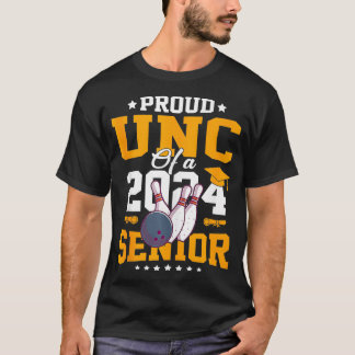 Proud Unc Of A 2024 Senior Bowling Graduate  T-Shirt