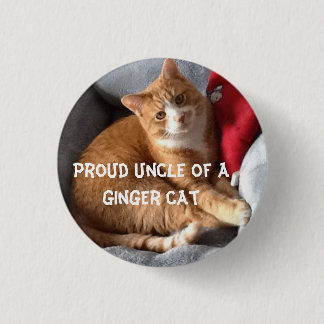 Proud uncle 3 cm round badge