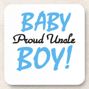Proud Uncle Baby Boy Gifts Coaster