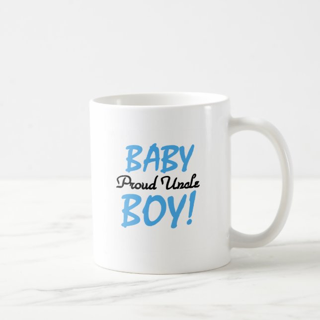 Proud Uncle Baby Boy T-shirts and Gifts Coffee Mug (Right)