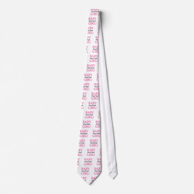 Proud Uncle Baby Girl Tshirts and Gifts Tie (Front)
