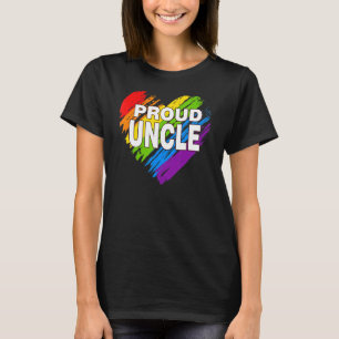 Proud Uncle Lgbt Rainbow Gay Pride Father's Day T-Shirt
