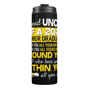 Proud Uncle Of A 2022 Senior Graduate Senior 22 Thermal Tumbler