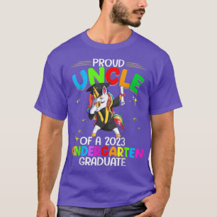 Proud Uncle Of A 2023 Kindergarten Graduate Unicor T-Shirt
