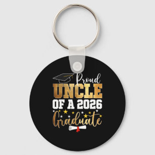 Proud uncle of a 2026 graduate uncle graduation key ring
