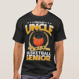 Proud Uncle Of A Basketball Senior Premium  T-Shirt