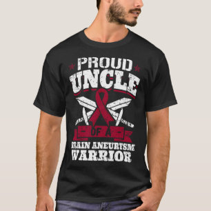 Proud Uncle Of A Brain Aneurysm Warrior Awareness T-Shirt