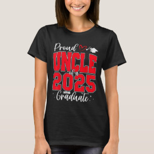 Proud Uncle Of A Cl Of 2025 Graduate Senior Gradua T-Shirt