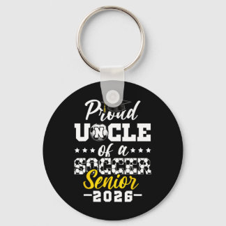 Proud Uncle Of A Soccer Senior 2026 Graduation Gif Key Ring