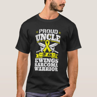 Proud Uncle Of An Ewings Sarcoma Warrior Awareness T-Shirt