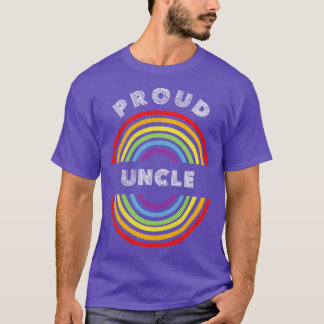 Proud Uncle Pride LGBT  LGBTQ T LGBT Supporter Pri T-Shirt