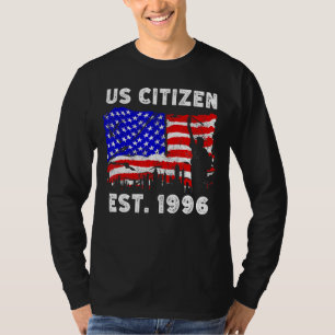 Proud US Citizen Est  Since 1996 For New American  T-Shirt