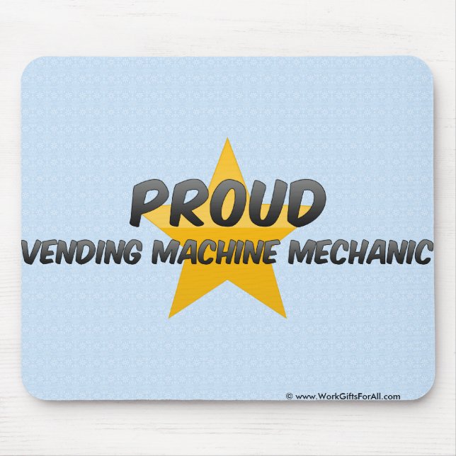 Proud Vending Machine Mechanic Mouse Pad (Front)