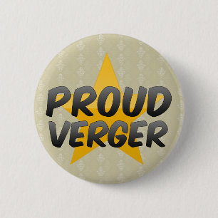 Proud Verger 6 Cm Round Badge