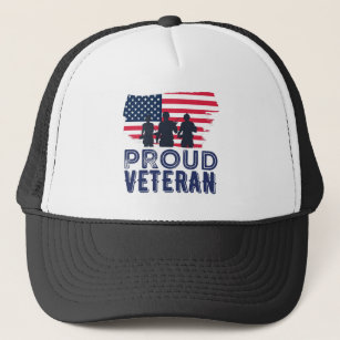 Proud Veteran Trucker Hat