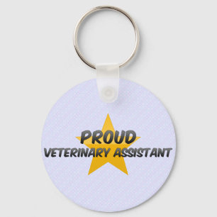 Proud Veterinary Assistant Key Ring