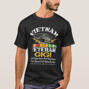 Proud Vietnam Veteran Military Vietnam Veteran Gig T-Shirt