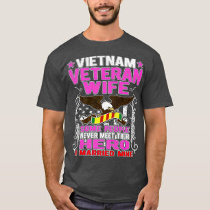 Proud Vietnam Veteran Wife Military PROUD VIETNAM  T-Shirt