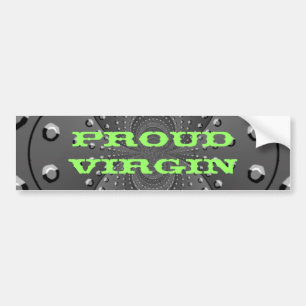 Proud Virgin Bumper Sticker