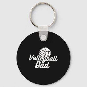 Proud Volleyball Dad Men Fathers Day Key Ring
