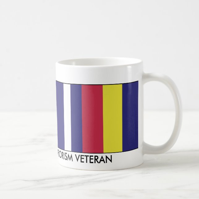 PROUD WAR ON TERRORISM VETERAN COFFEE MUG (Right)